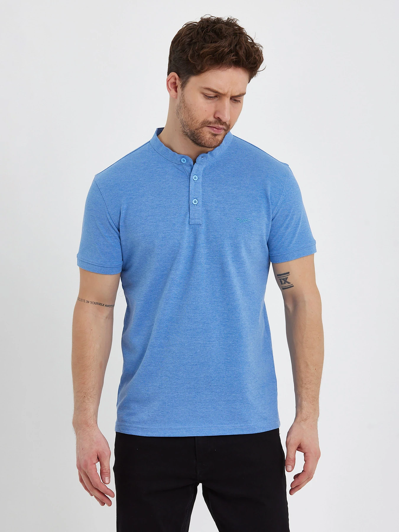 Футболки и поло Trend Collection модель TC7770LightBlueFTBLK Фото