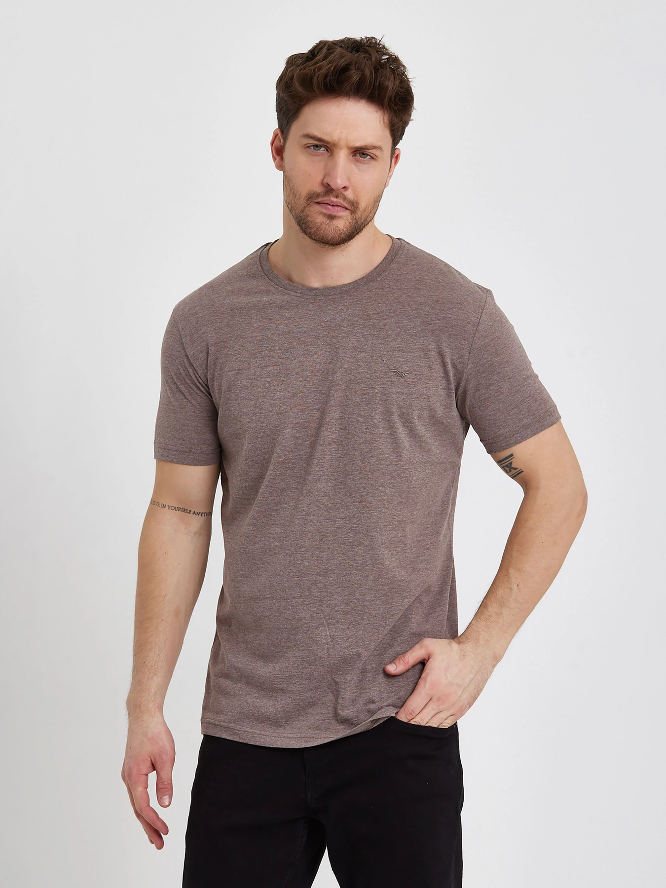 Футболки и поло Trend Collection модель TC7656BrownFTBLK Фото