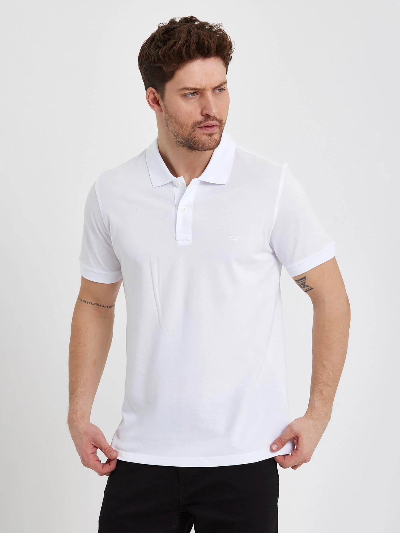 Футболки и поло Trend Collection модель TC7611WhiteFTBLK Фото