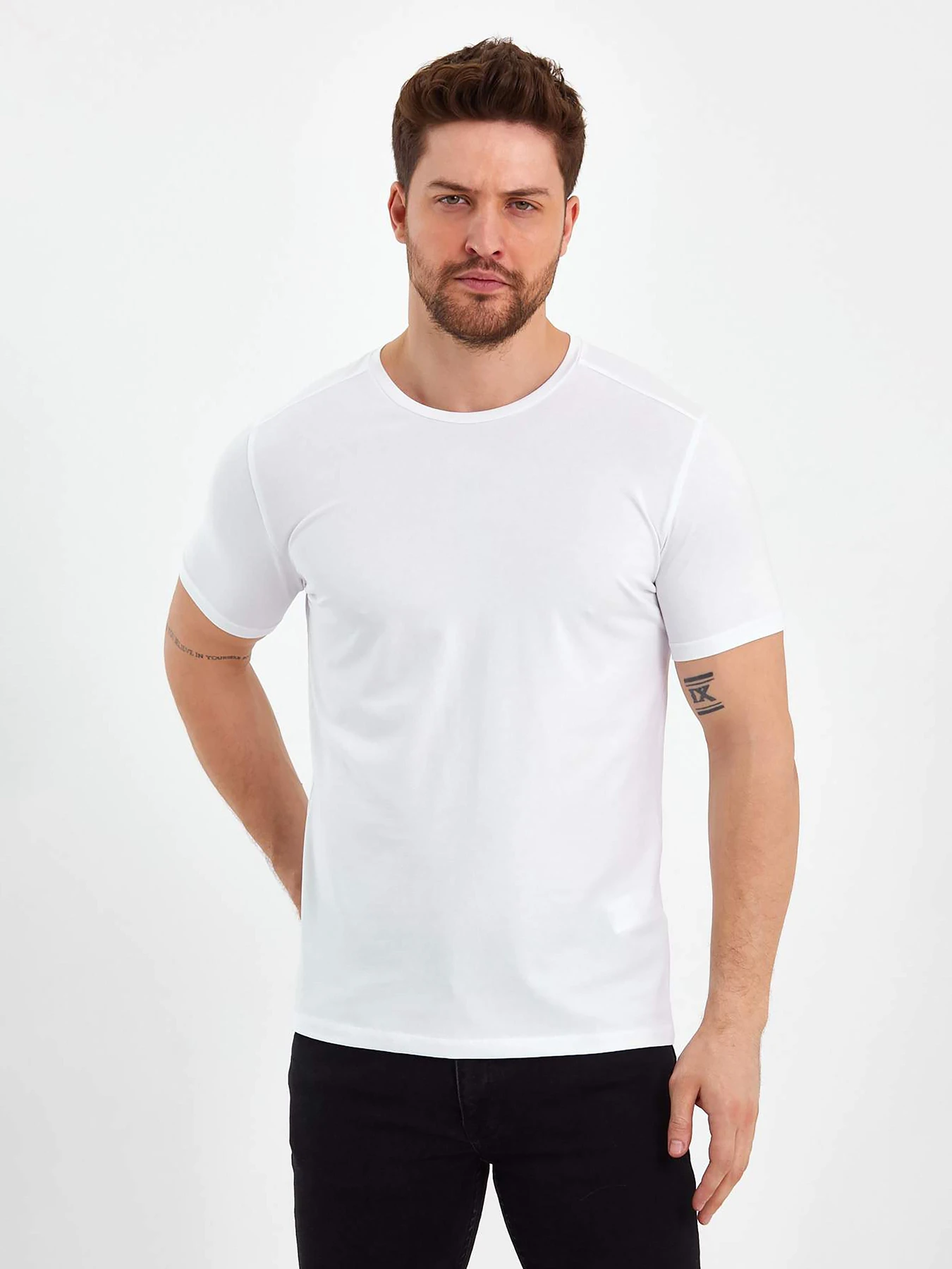 Футболки и поло Trend Collection модель TC7553WhiteFTBLK Фото