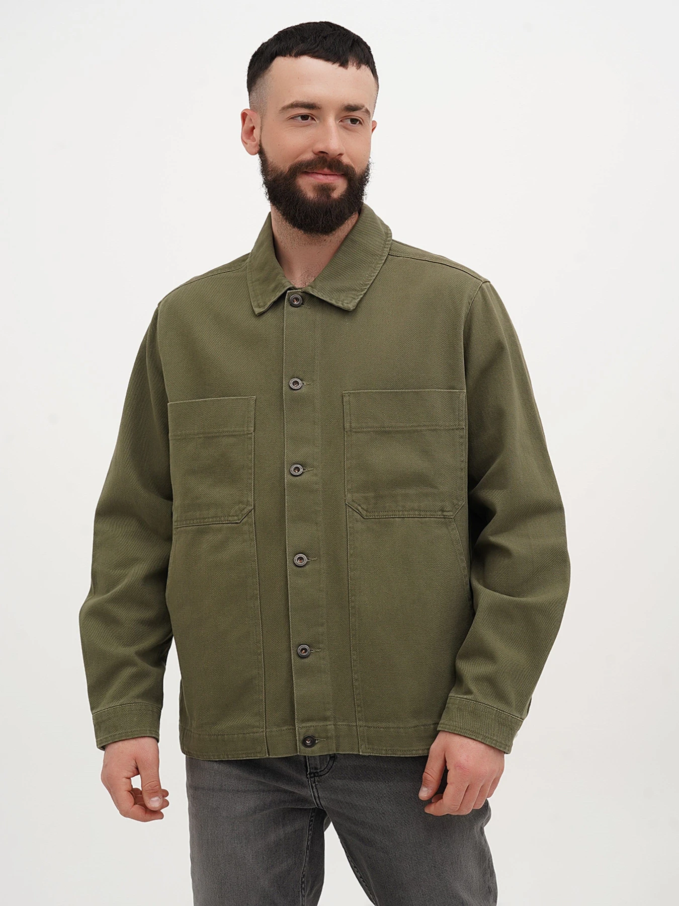 Куртки и дубленки Mustang Jeans Daniel Twill JK модель 1013500 Фото
