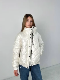 Куртки та дублянки EVIE модель Milk - 805-2 Фото