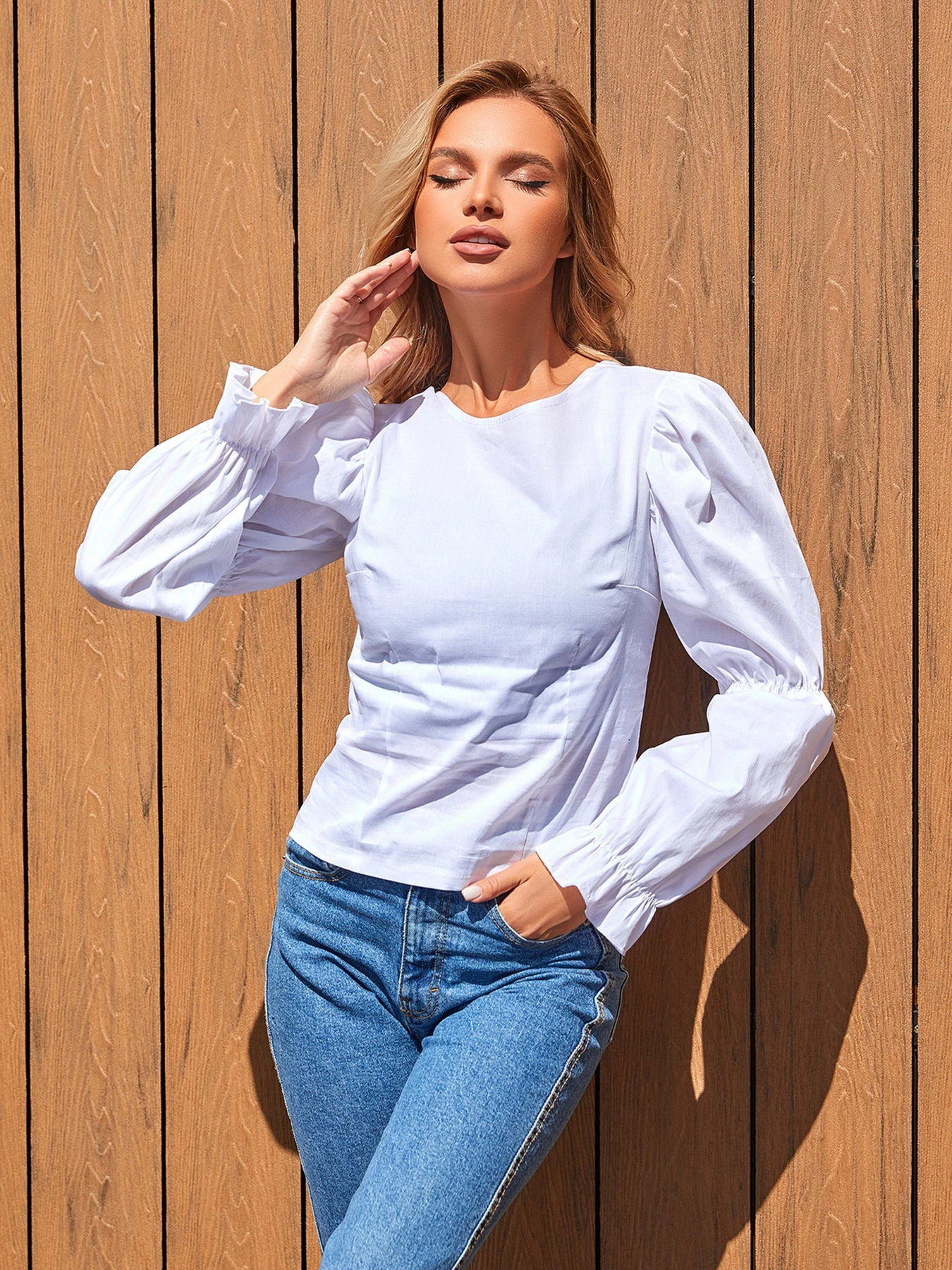 Сорочки ISSA Plus модель SA-279_white Сорочки ISSA Plus модель SA-279_white Фото