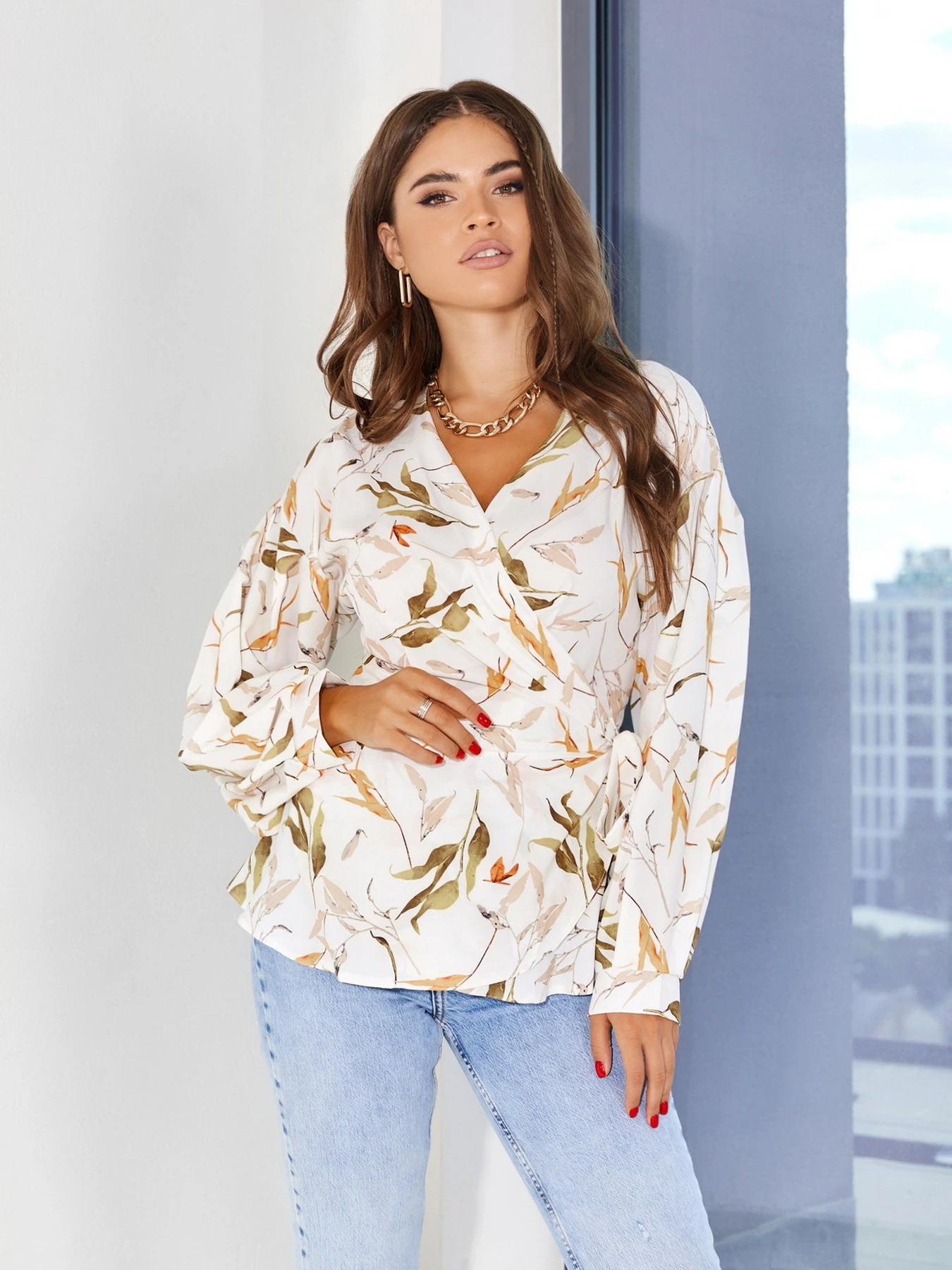 Сорочки ISSA Plus модель SA-328_white Сорочки ISSA Plus модель SA-328_white Фото