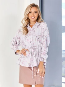 Сорочки ISSA Plus модель SA-333_grey Фото