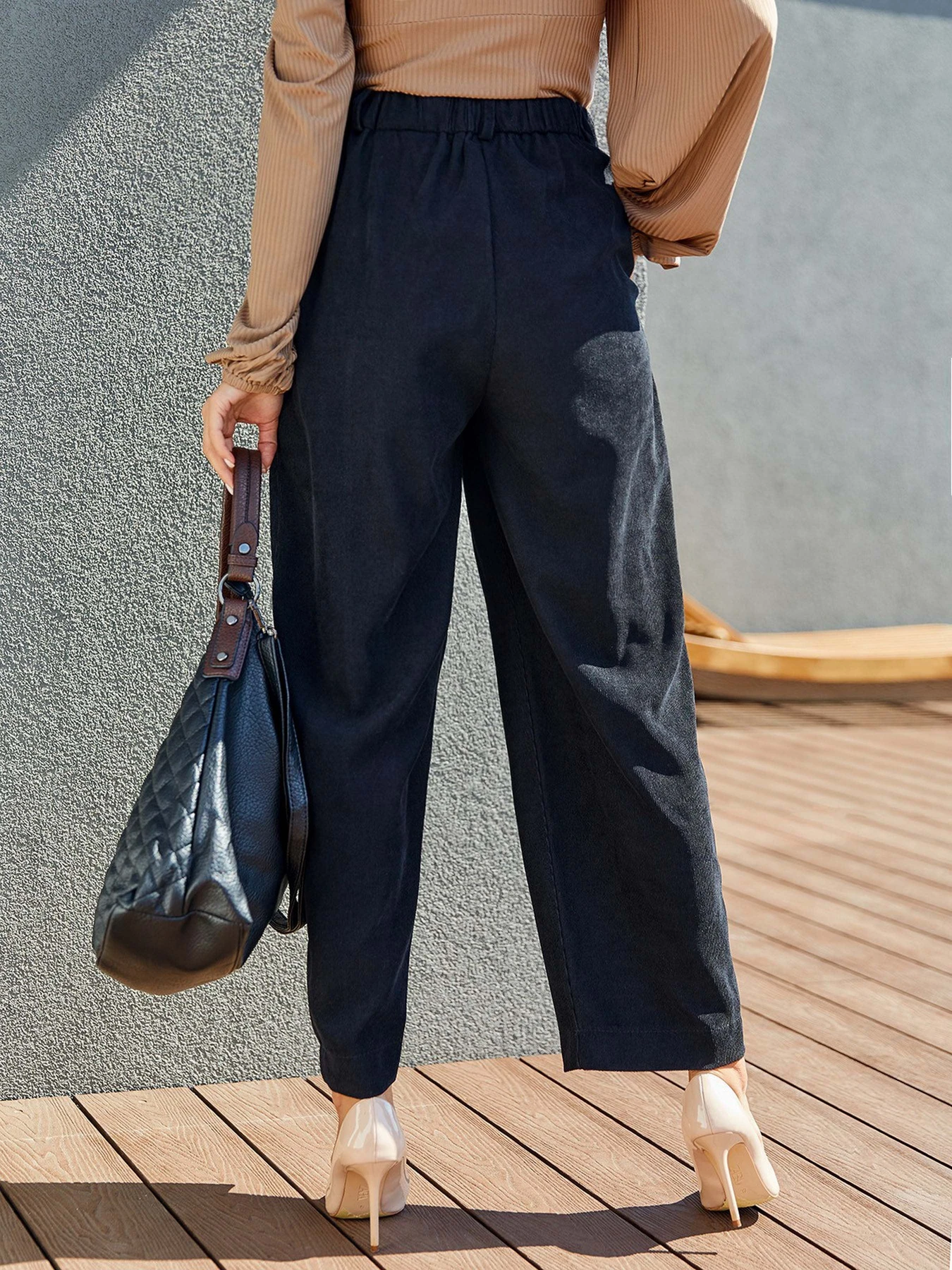Брюки ISSA Plus модель 12908_black Фото