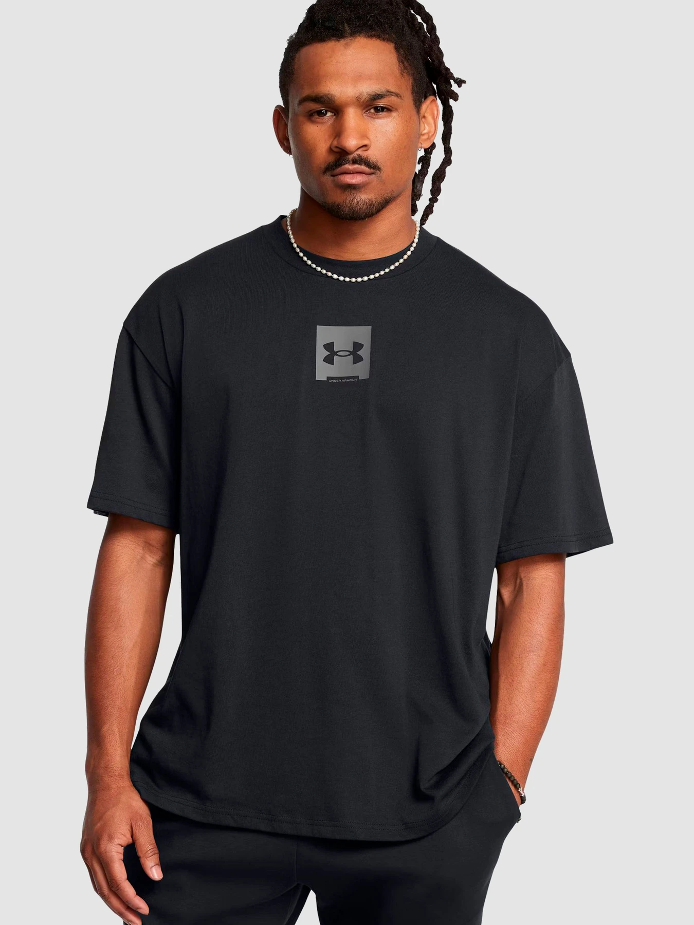 Футболки и поло Under Armour M Hw Os Sm Box Ss модель 1386803-001 Футболки и поло Under Armour M Hw Os Sm Box Ss модель 1386803-001 Фото