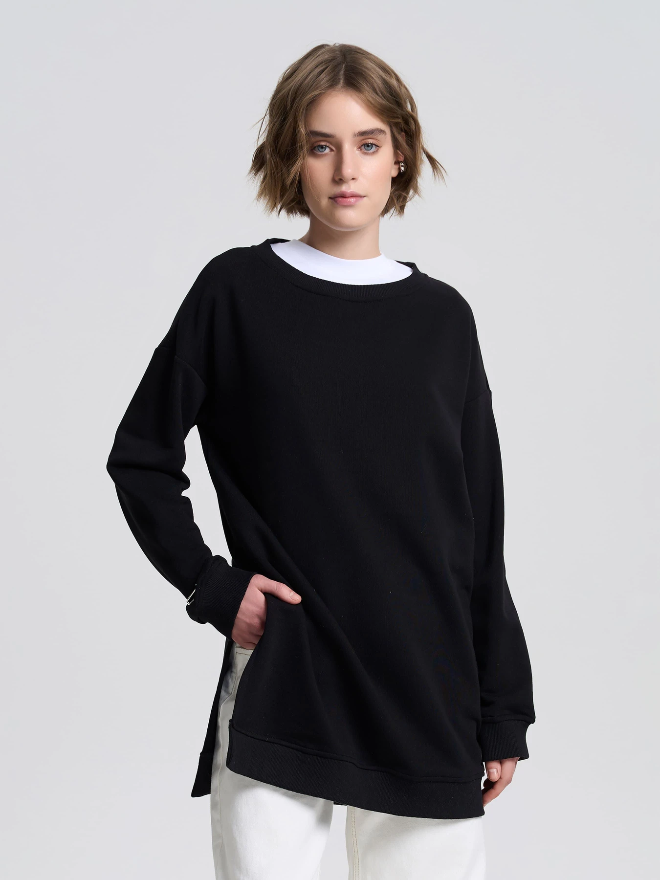 Худи и свитшоты Роза модель 240647_black Худи и свитшоты Роза модель 240647_black Фото