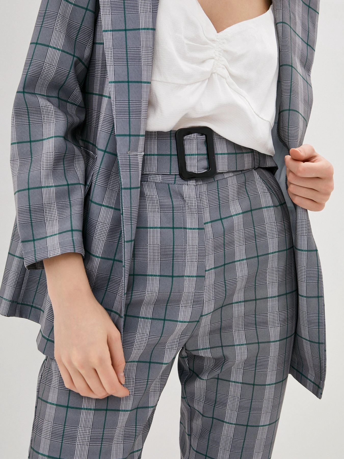 Костюмы ISSA Plus модель 12883_gray Фото