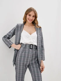 Костюмы ISSA Plus модель 12883_gray Фото