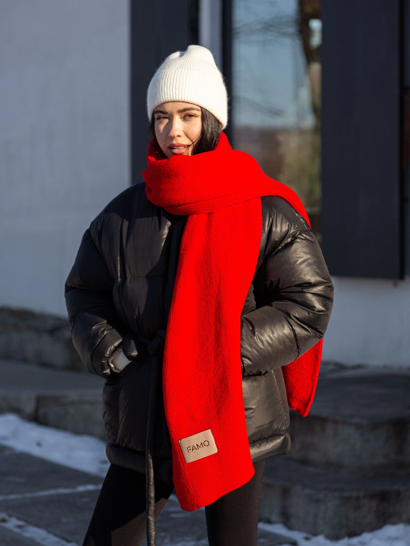 Шарфи та хустки Famo модель SH-W-03_04 Шарфи та хустки Famo модель SH-W-03_04 Фото