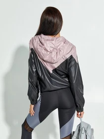 Куртки та дублянки ISSA Plus модель SA-122_black_beige Фото