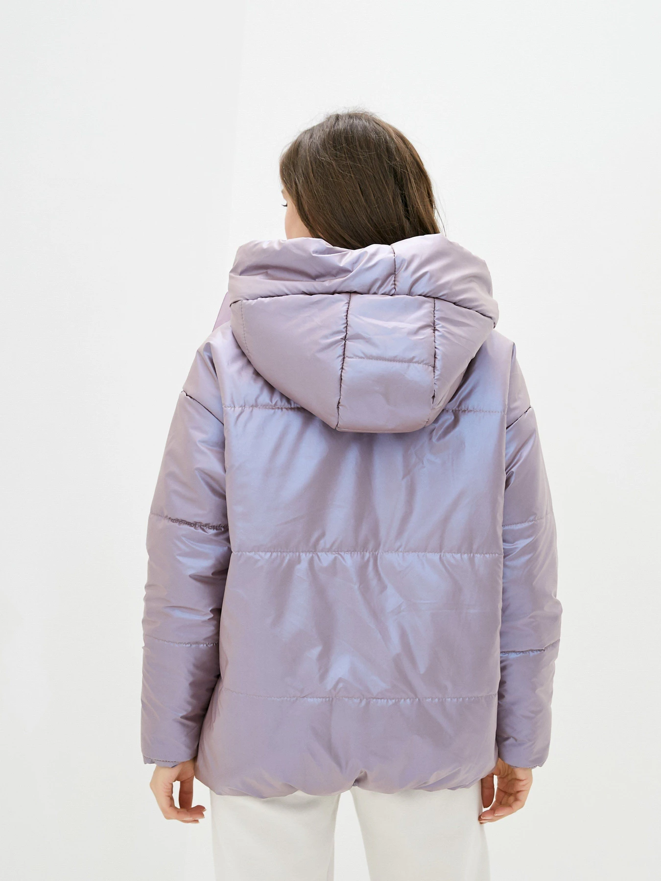 Куртки и дубленки ISSA Plus модель SA-310_lilac Куртки и дубленки ISSA Plus модель SA-310_lilac Фото