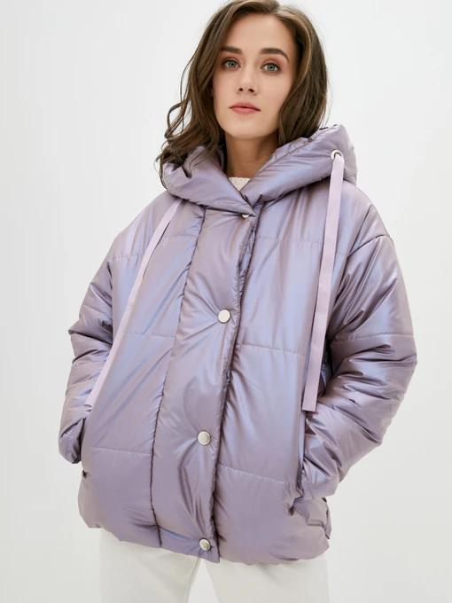 Куртки та дублянки ISSA Plus модель SA-310_lilac Фото