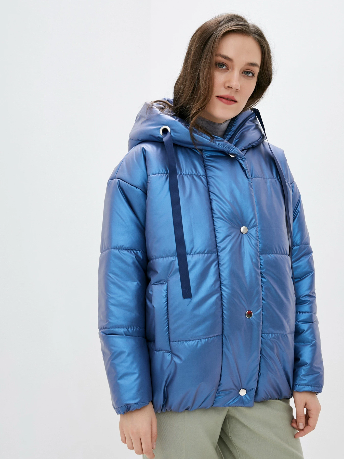Куртки и дубленки ISSA Plus модель SA-310_blue Куртки и дубленки ISSA Plus модель SA-310_blue Фото