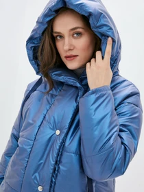 Куртки и дубленки ISSA Plus модель SA-310_blue Фото