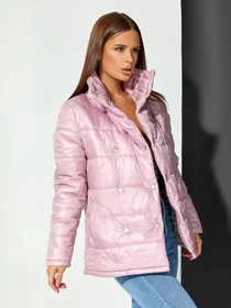 Куртки та дублянки ISSA Plus модель SA-311_pink Фото