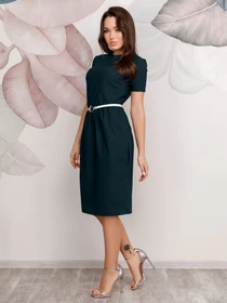 Сукні ISSA Plus модель 12491_darkgreen Фото
