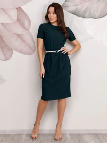 Сукні ISSA Plus модель 12491_darkgreen Фото