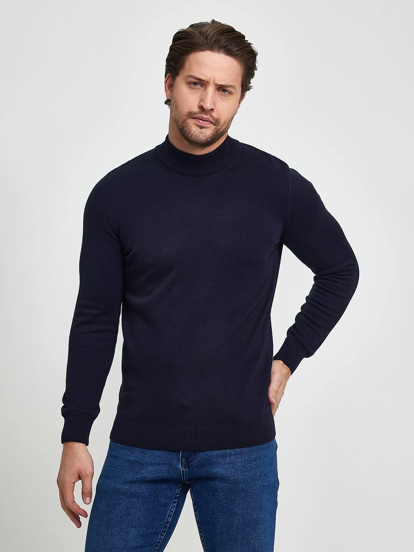 Свитры и кардиганы Trend Collection модель TC9866DarkBlueVDLZK Фото