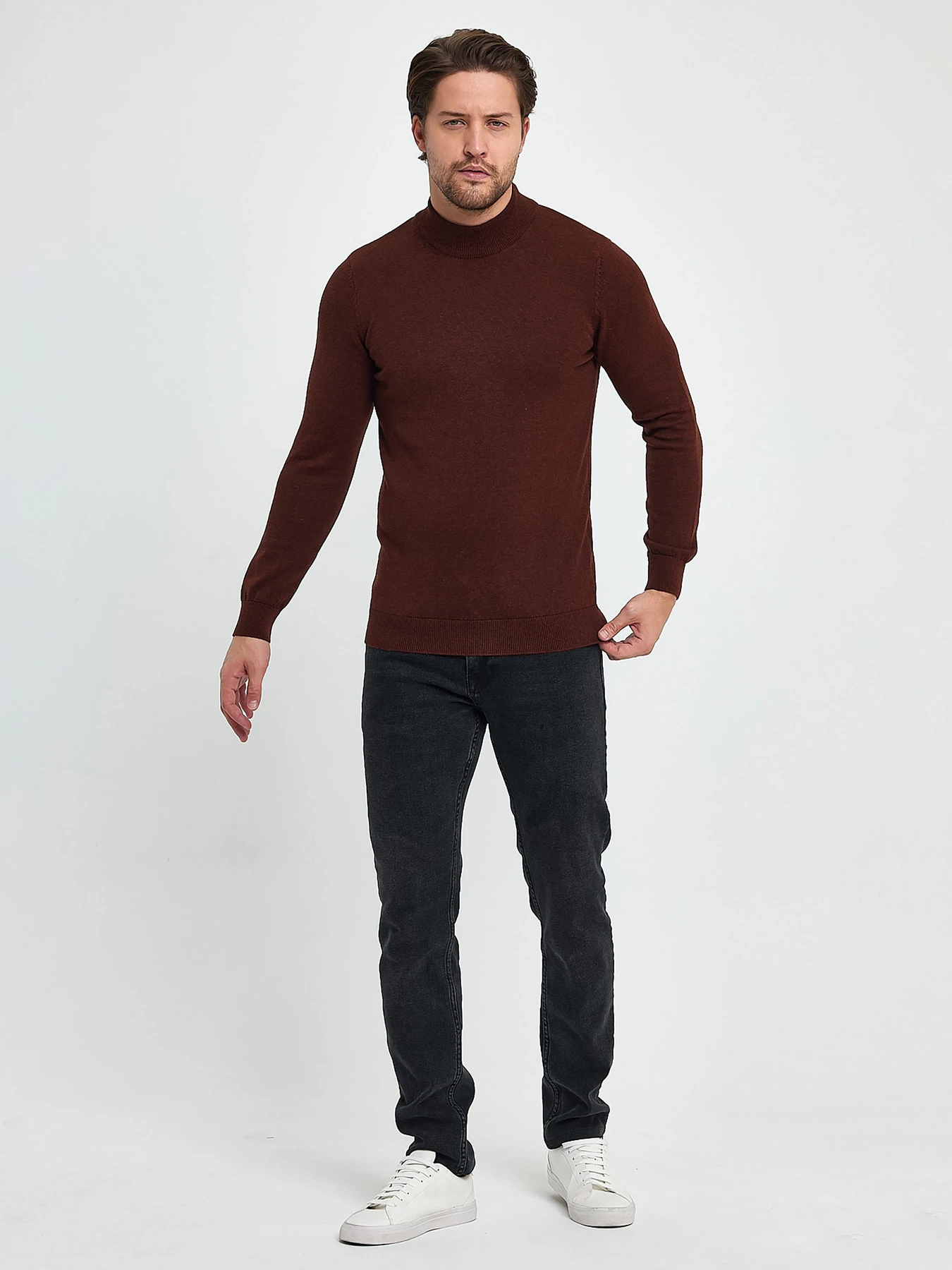 Свитры и кардиганы Trend Collection модель TC9862DarkBrownVDLZK Фото