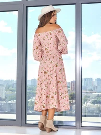 Сукні ISSA Plus модель 12901_pink Фото