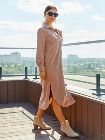 Сукні ISSA Plus модель 13056_beige Фото