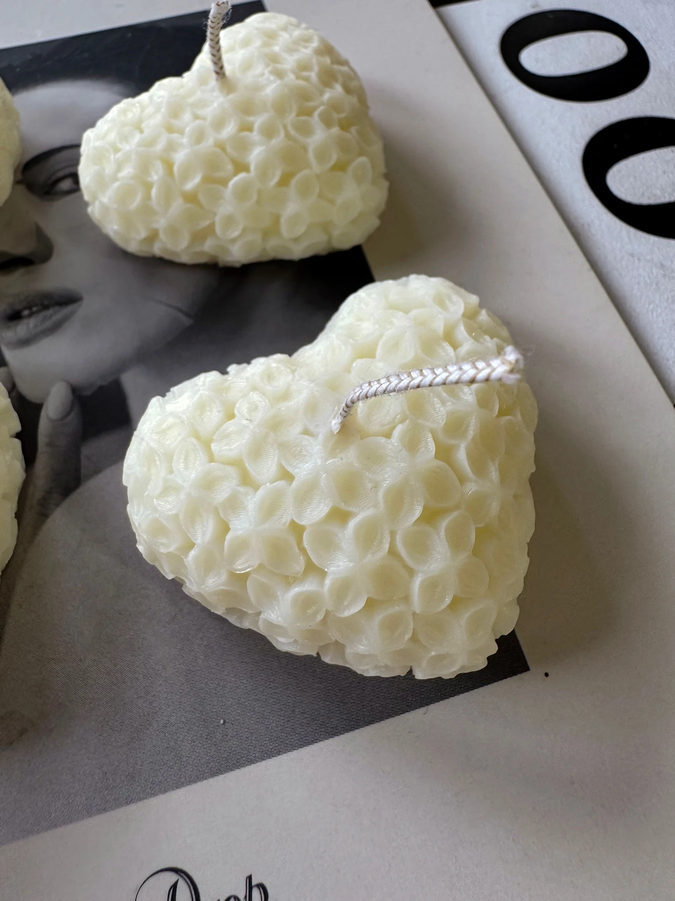 Набір свічок "Ажурна романтика" з натурального оливкового воску Candle Design модель 200.0098 Фото