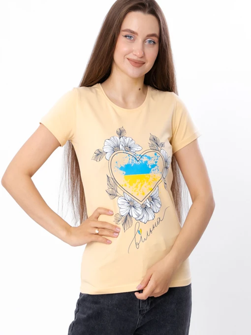 Бавовняна Жіноча Футболка Носи своє фото 2
