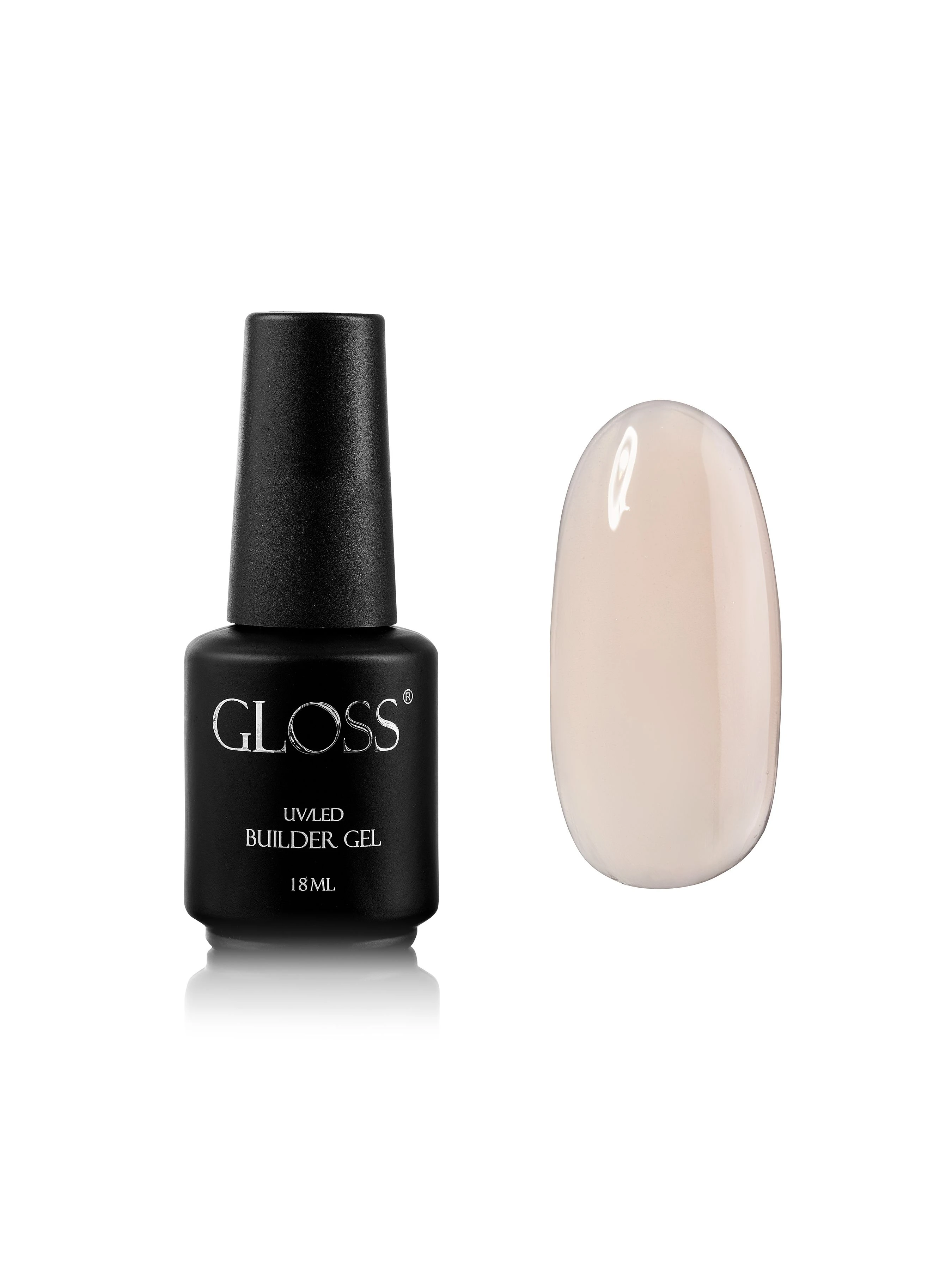 Однофазний гель з пензлем Builder Gel GLOSS Sand GLOSS COMPANY Builder Gel, сахара