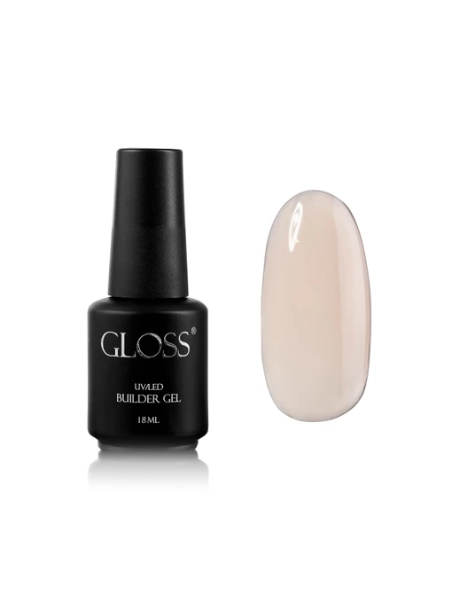 Однофазний гель з пензлем Builder Gel GLOSS Sand Builder Gel GLOSS COMPANY модель 4823271408650 Фото