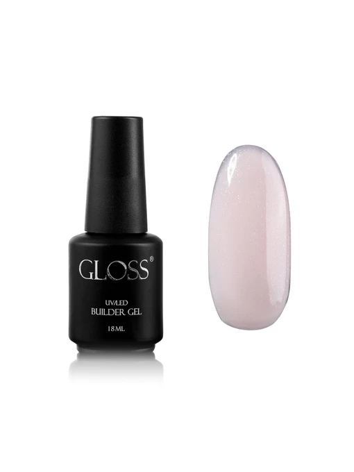 Однофазний гель з пензлем Builder Gel GLOSS Nude Glossy Builder Gel GLOSS COMPANY модель 4823271408742 Фото