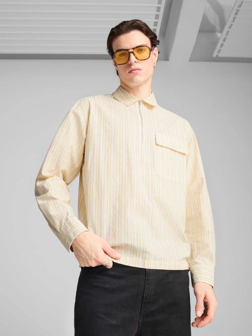 Чоловіча Сорочка повсякденна PUMA Mmq Half-zip Shirt фото 3