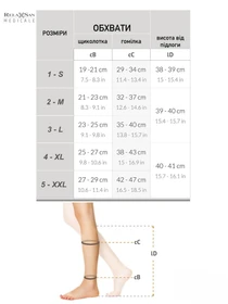 Шкарпетки та гольфи Relaxsan Компресійні модель M2150A Фото