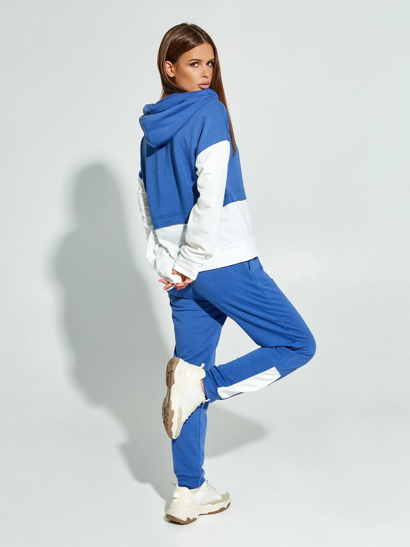 Костюми ISSA Plus модель SA-302_whiteblue Фото