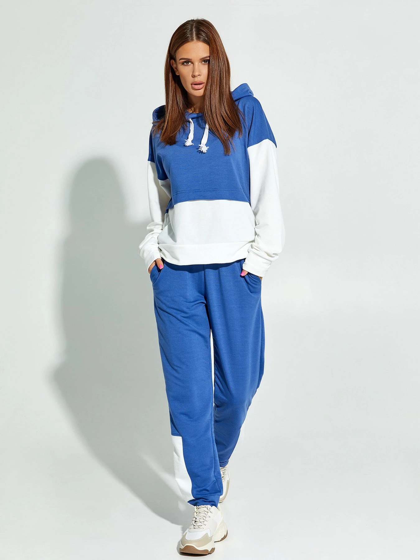 Костюми ISSA Plus модель SA-302_whiteblue Фото