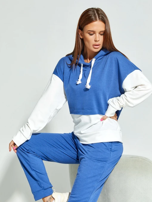 Костюми ISSA Plus модель SA-302_whiteblue Фото