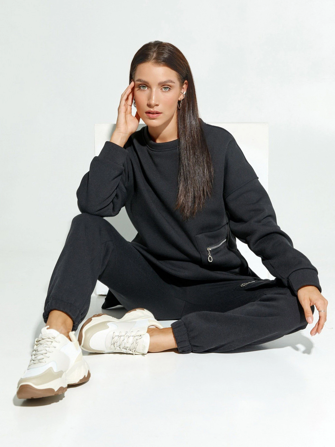 Костюми ISSA Plus модель SA-319_black Фото