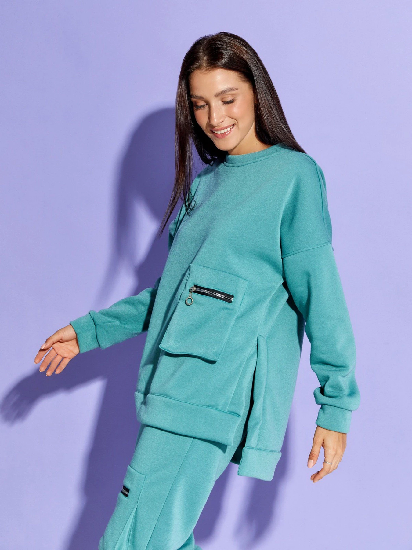 Костюми ISSA Plus модель SA-319_green Фото