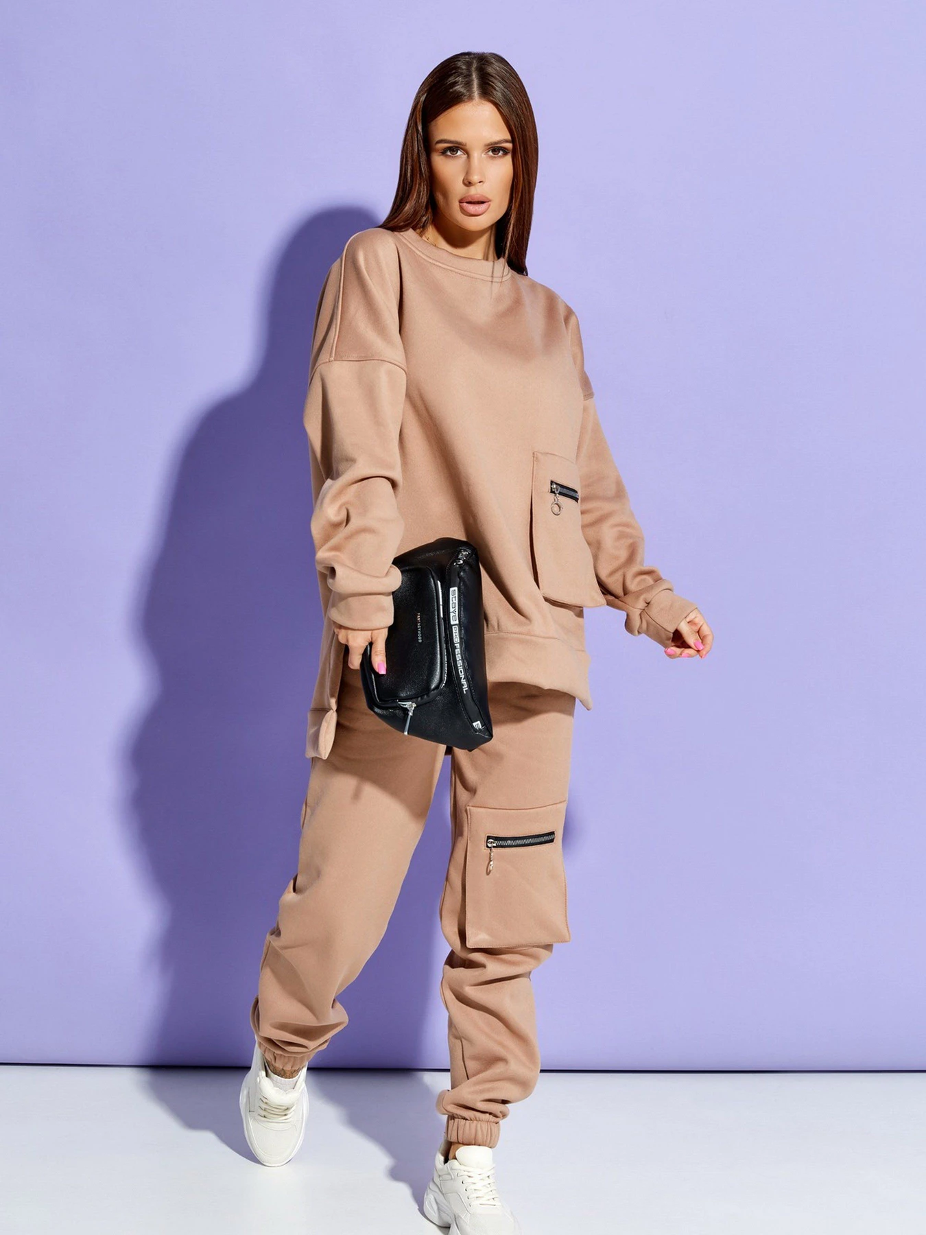Костюмы ISSA Plus модель SA-319_beige Фото