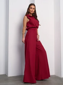 Комбинезоны ISSA Plus модель 14732A_темно_бордовый Фото