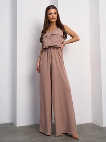 Комбінезони ISSA Plus модель 15110_бежевый Фото