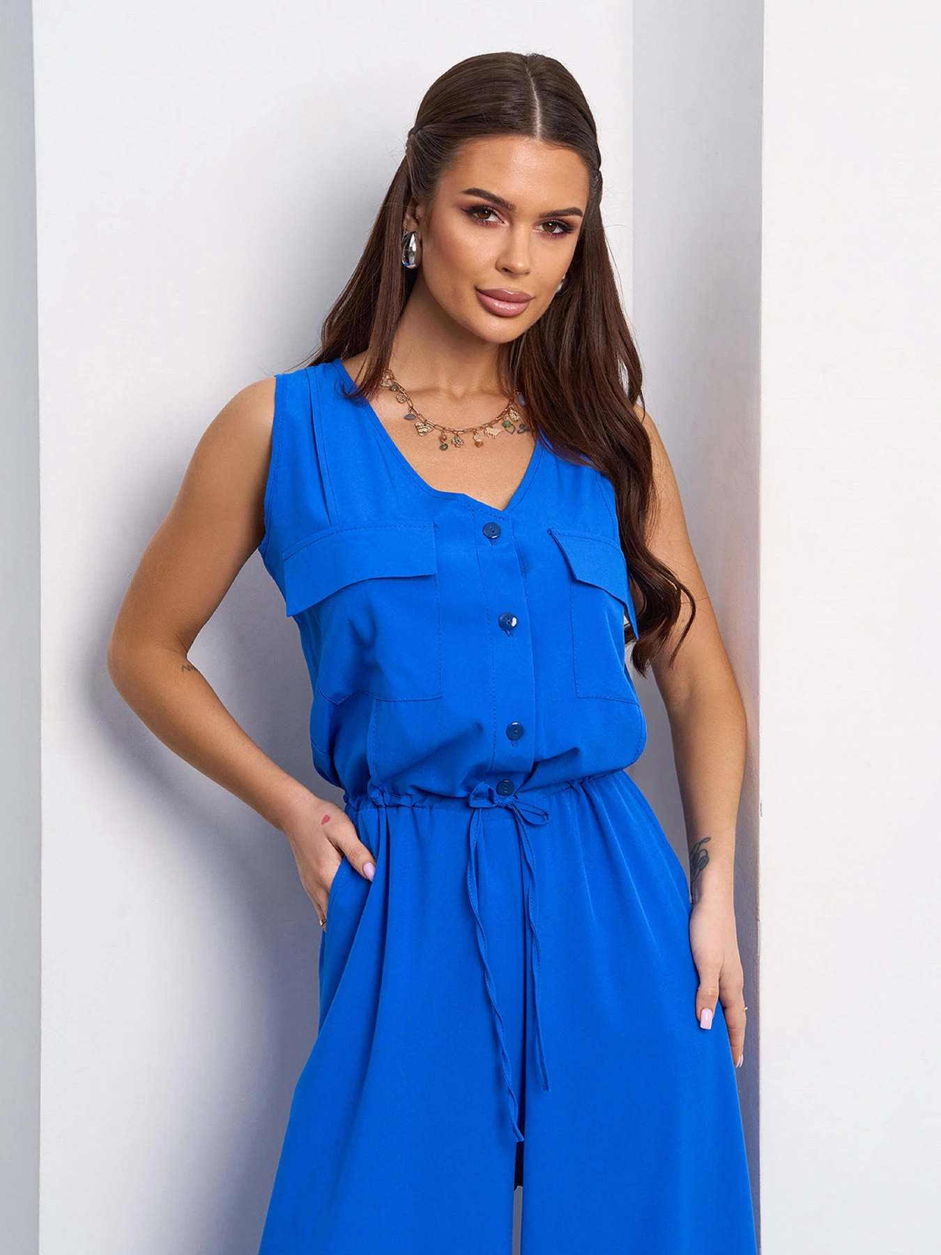 Комбинезоны ISSA Plus модель 15110_электрик Фото