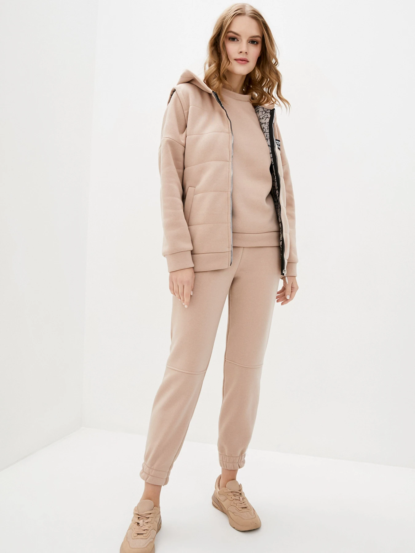 Костюми ISSA Plus модель SA-330_beige Костюми ISSA Plus модель SA-330_beige Фото
