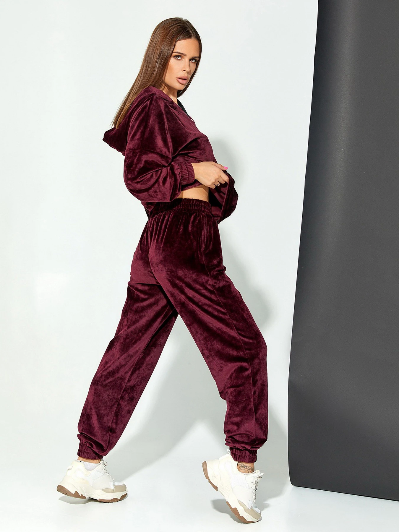 Костюми ISSA Plus модель SA-78_burgundy Фото