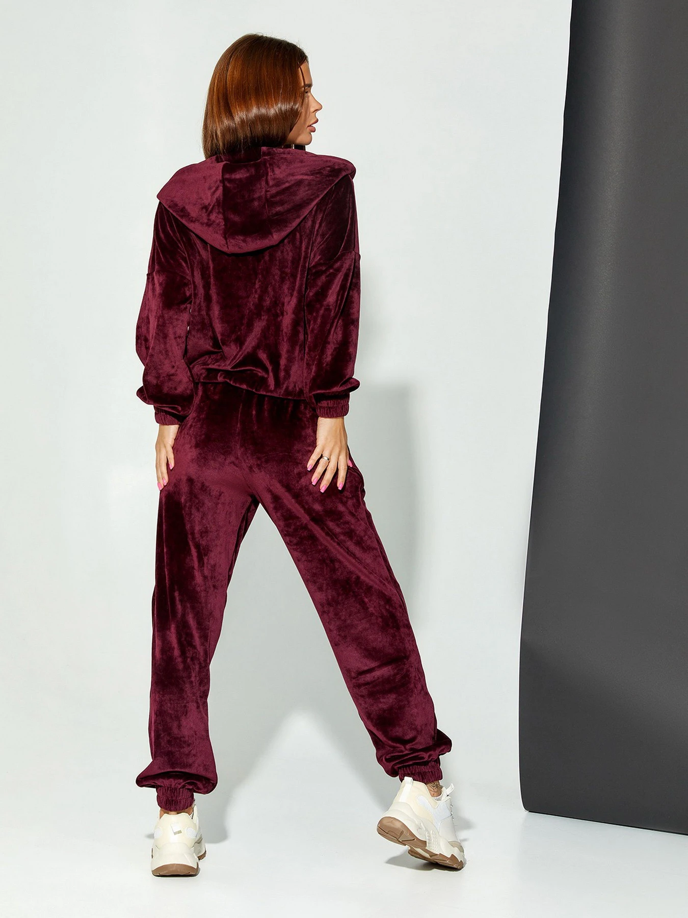 Костюми ISSA Plus модель SA-78_burgundy Фото