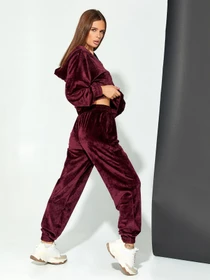 Костюми ISSA Plus модель SA-78_burgundy Фото