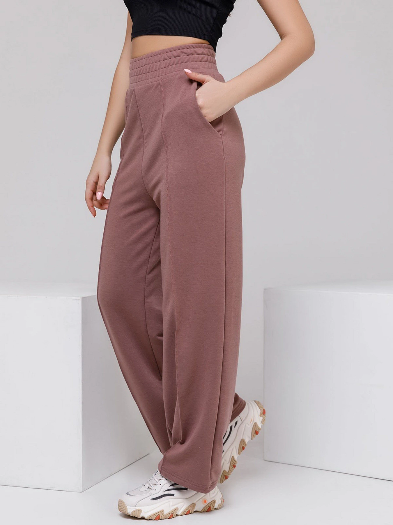 Штани ISSA Plus модель 12312A_brown Фото