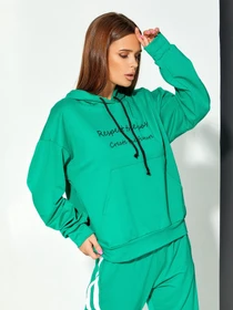 Худи и свитшоты ISSA Plus модель 12144_green Фото