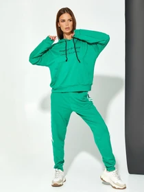 Худи и свитшоты ISSA Plus модель 12144_green Фото